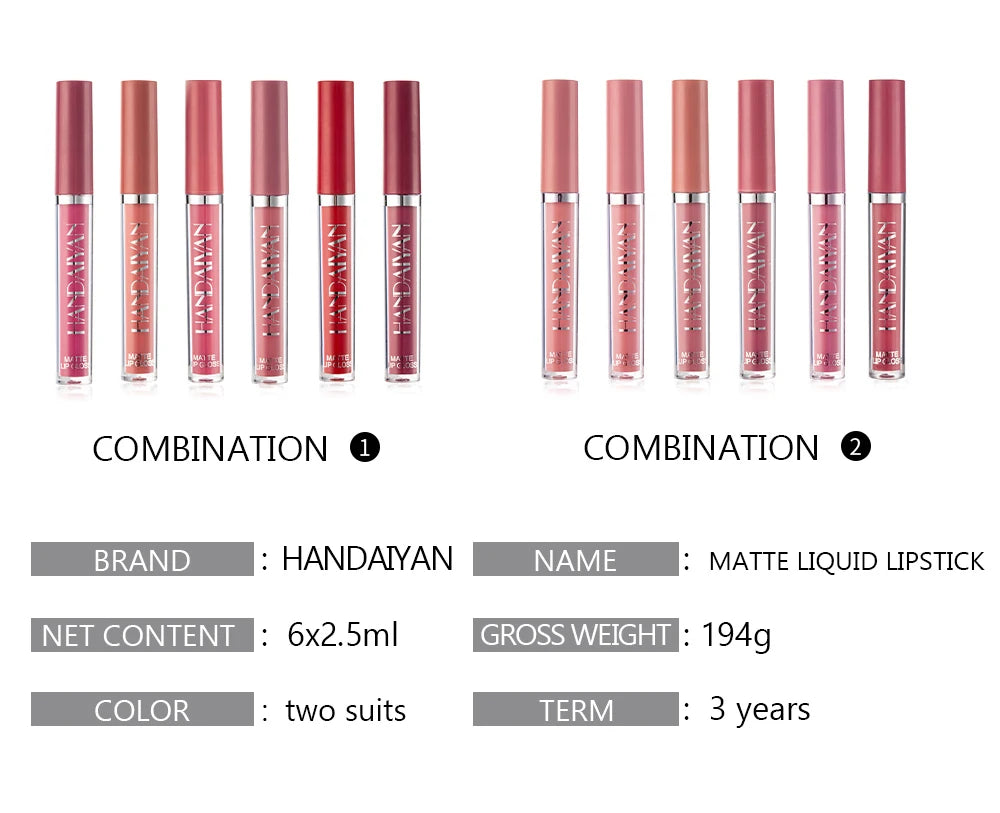 HANDAIYAN Matte Lip Gloss